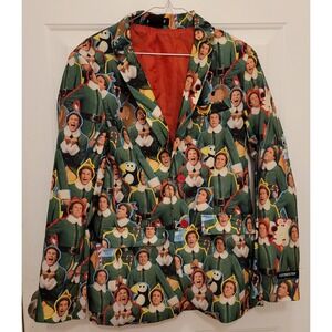 Men's Suitmeister Buddy The Elf Holiday Blazer Jacket Small (34 - 36)